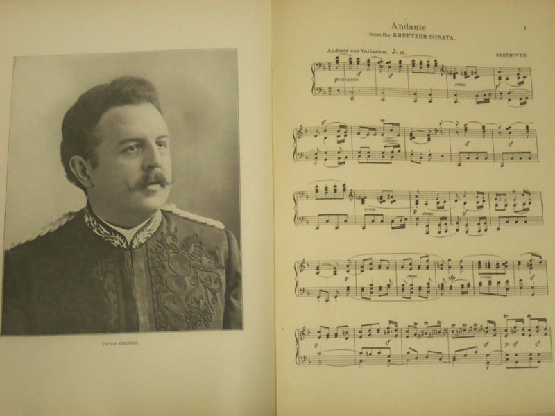 1906 WORLD'S BEST MUSIC INSTRUMENTAL VOLUME LOT OF 3 - ILLUSTRATIONS - KD 3068