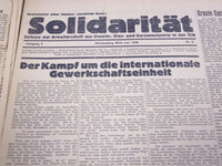 1935-1938 SOLIDARITAT SOLIDARITY NEWSPAPER LOT OF 23 ISSUES - GERMAN - UP 83