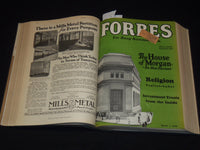 1928 JANUARY 1-JUNE 15 FORBES MAGAZINE BOUND VOLUME - NICE ADS - R 10H