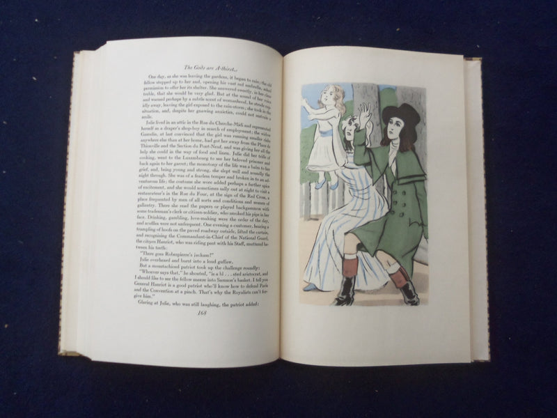 1942 THE GODS ARE A-THIRST HARDCOVER BOOK BY ANATOLE FRANCE - KD 8611
