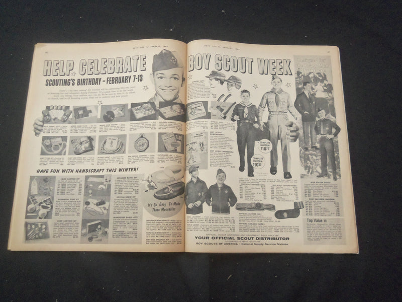 1962 JANUARY BOYS' LIFE MAGAZINE - 28 TEENERS WHO WERE TOPS IN '61 - ST 3770N