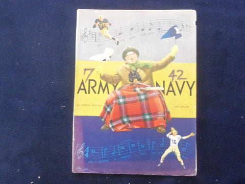 1951 DECEMBER 1 ARMY-NAVY FOOTBALL PROGRAM-MUNICIPAL STADIUM PHILADELPHIA- K 122