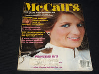 1985 AUGUST MCCALL'S MAGAZINE - PRINCESS DIANA FRONT COVER - E 455