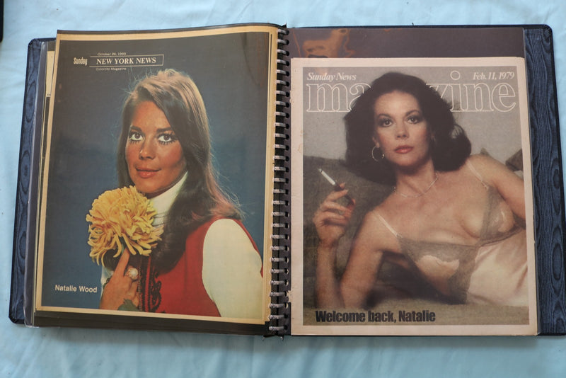 MOVIE STAR SCRAPBOOK - TYRONE POWER - NATALIE WOOD - E 26482