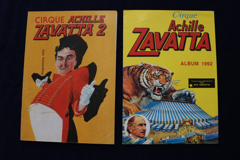 1979-1992 ZAVATTA CIRQUE ACHILLE - CIRCUS PROGRAMS - FRENCH - LOT OF 20 - O 3507