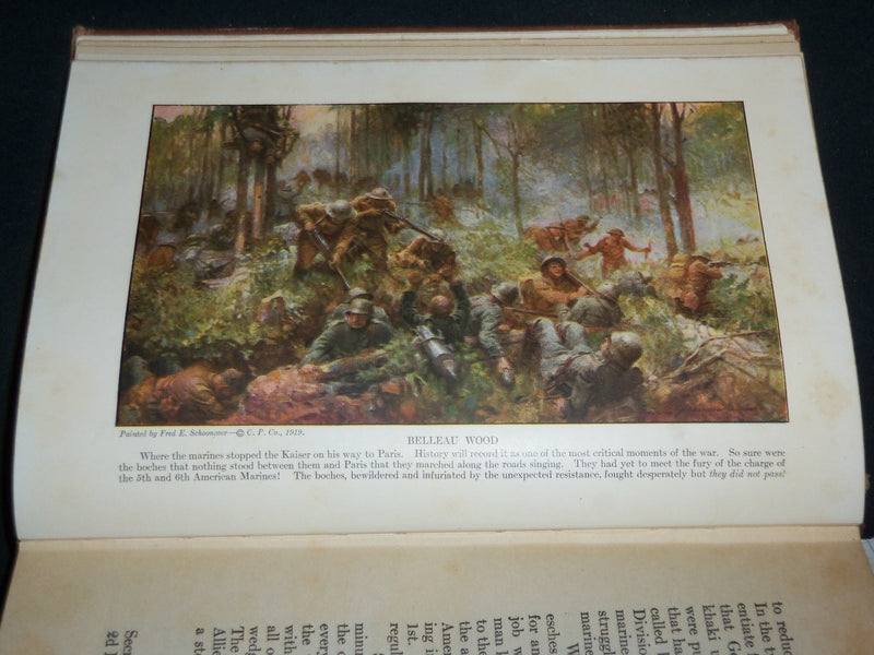 1919 AMERICA'S PART IN THE WORLD WAR HARDCOVER BOOK - PERSHING - KD 6621