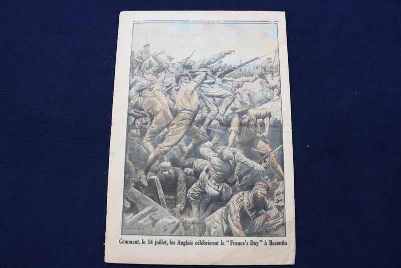 1916 AUG 6 LE PETIT JOURNAL SUPPLEMENT ILLUSTRE MAGAZINE -GEN. FAYOLLE - NP 8776