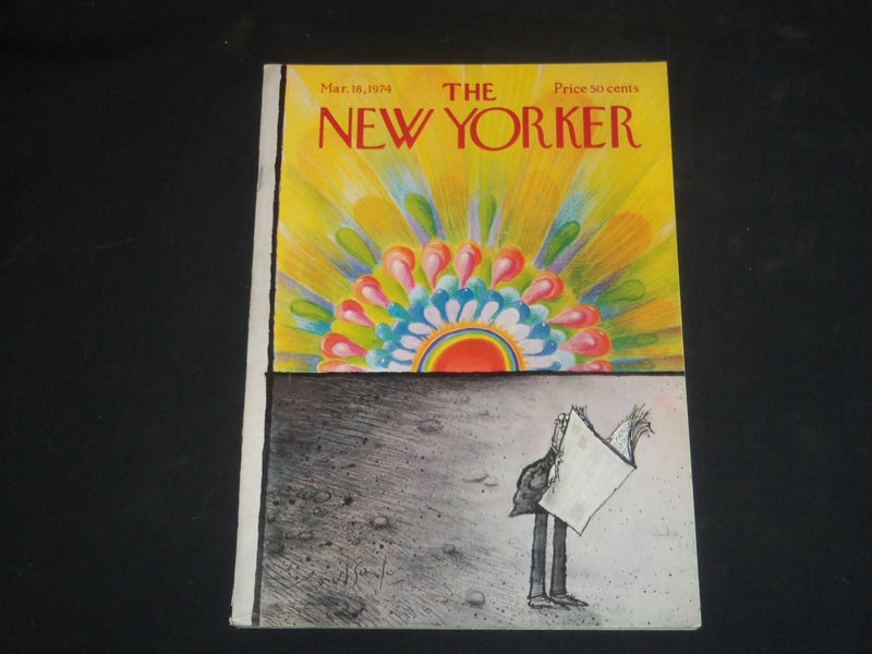 1974 MARCH 18 THE NEW YORKER MAGAZINE - ILLUSTRATED COVER - NY 1207