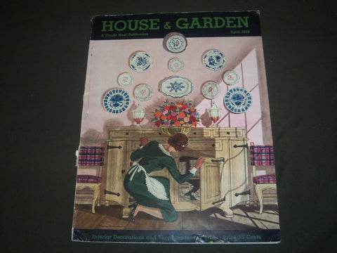 1935 APRIL THE HOUSE & GARDEN MAGAZINE - GREAT PHOTOS & ADS - ST 703