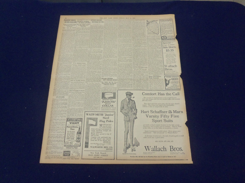 1917 MAY 11 NEW YORK TIMES - CITY UNITES IN HONOR OF JOFFRE AND VIVIANI- NT 9140