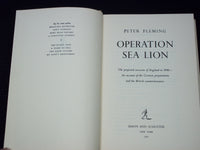 1957 OPERATION SEA LION HARDCOVER BOOK BY PETER FLEMING - KD 7617