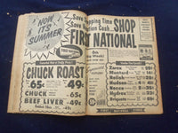 1958 JUNE 27 BOSTON RECORD AMERICAN NEWSPAPER-15 DIE IN JET TANKER CRASH-NP 6260