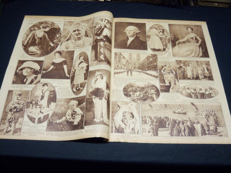 1922 JUNE 4 NEW YORK TIMES PICTURE SECTION NO. 4 & 5 - ROBERT LINCOLN - NT 8865