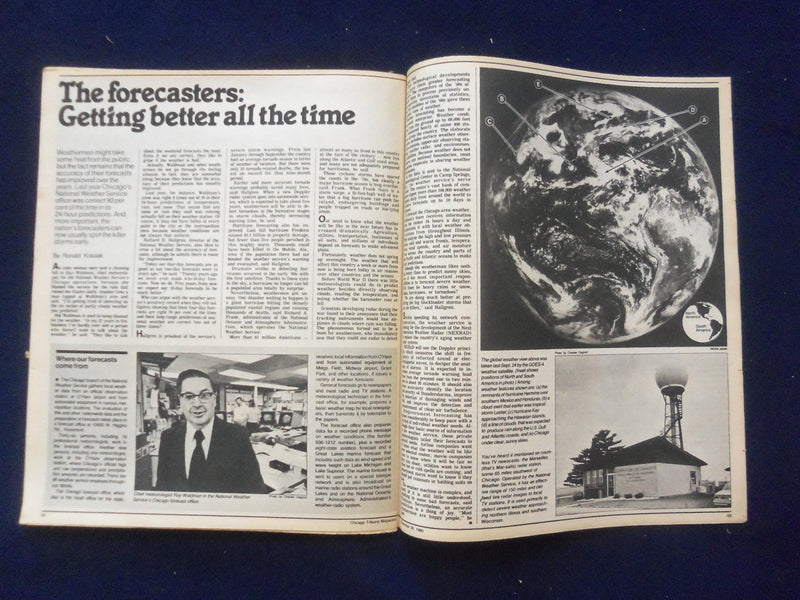 1980 NOV 30 CHICAGO TRIBUNE MAGAZINE SECTION - WEATHER A SPECIAL REPORT- NP 6428