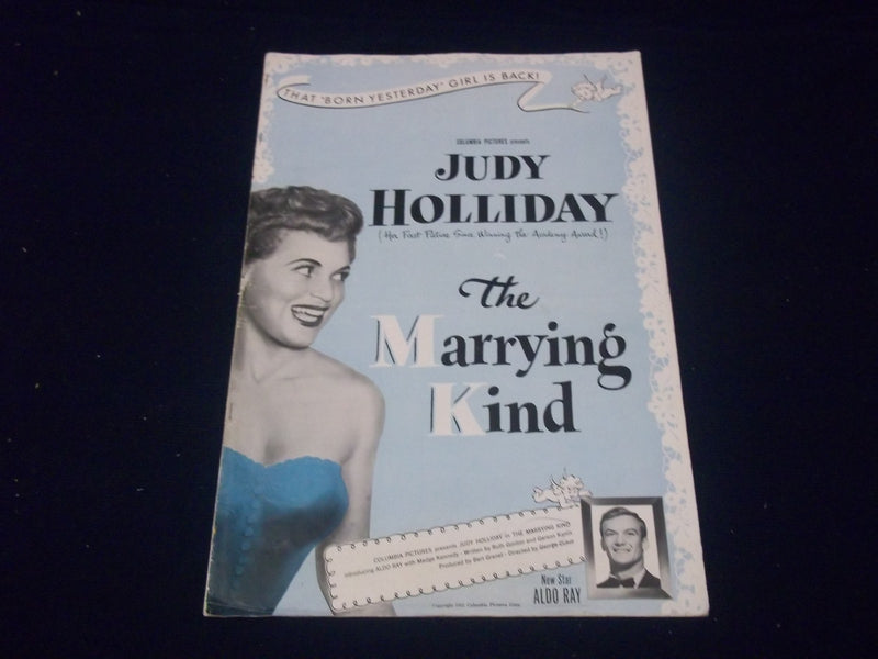 1952 THE MARRYING KIND MOVIE PRESS BOOK - JUDY HOLLIDAY - ALDO RAY - P 111