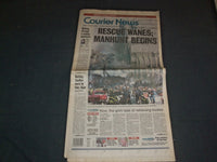 2001 SEPTEMBER 13 COURIER NEWS NEWSPAPER - RESCUE WANES; MANHUNT BEGINS- NP 3500