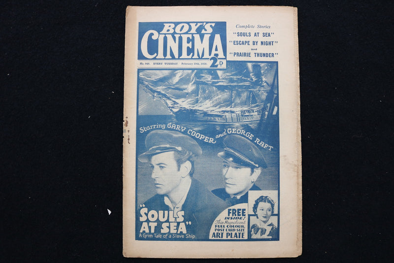 1938 FEBRUARY 19 BOY'S CINEMA MAGAZINE - GARY COOPER COVER - E 25207