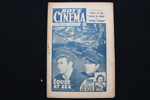 1938 FEBRUARY 19 BOY'S CINEMA MAGAZINE - GARY COOPER COVER - E 25207