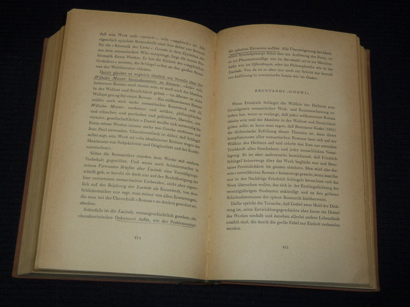 1949 DER ROMAN DER GOETHEZEIT BOOK BY HANS BORCHERDT - KD 7860