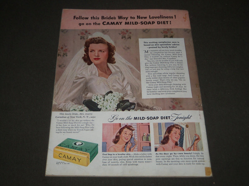 1942 OCTOBER MODERN SCREEN MOVIE MAGAZINE - LANA TURNER COVER - ADS - M 135