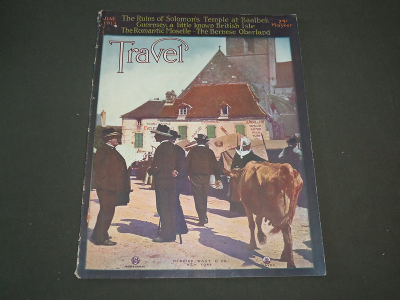 1913 JUNE TRAVEL MAGAZINE - QUIMPERLE, BRITTANY - SP 9406
