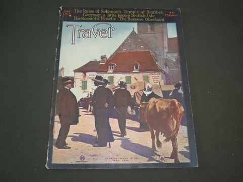 1913 JUNE TRAVEL MAGAZINE - QUIMPERLE, BRITTANY - SP 9406