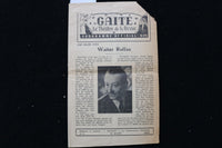 1945 MARCH 8 GAITE - LE THEATRE DE LA REVUE PROGRAMME - FRENCH - K 2802