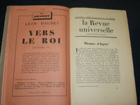 1934 LA REVUE UNIVERSELLE FRENCH MAGAZINE LOT OF 18 ISSUES - PROUST - WR 284F