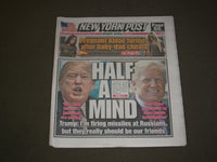 2018 APRIL 12 NEW YORK POST NEWSPAPER - TRUMP: I'M FIRING MISSLES AT RUSSIANS
