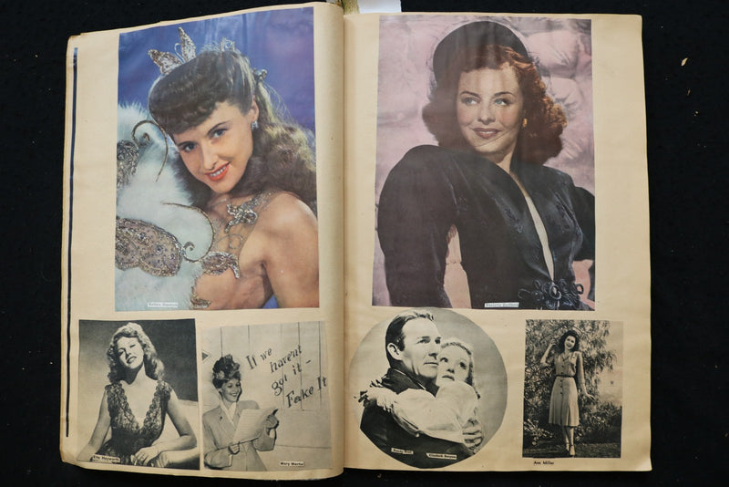 MOVIE STARS SCRAPBOOK, LOADED - ANN SHERIDAN - JUDY GARLAND - E 24910