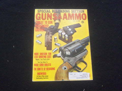 1965 APRIL GUNS & AMMO MAGAZINE - - ST 732J