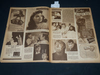 1945 DEC 9 THE PITTSBURGH PRESS SUNDAY ROTO SECTION - INGRID BERGMAN - NP 4553