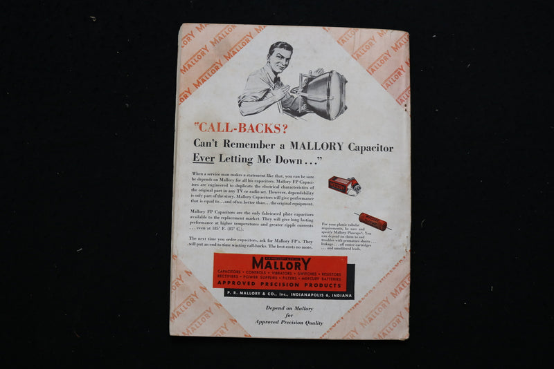 1953 NOVEMBER RADIO & TELEVISION NEWS MAGAZINE - ELECTONORGAN COVER - SP 4182J