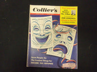 1954 MARCH 19 COLLIER'S MAGAZINE - GREAT ILLUSTRATIONS, ARTICLES & ADS - ST 3672