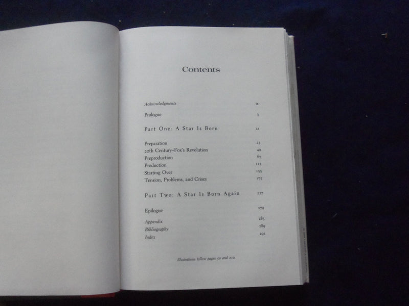 1988 A STAR IS BORN HARDCOVER BOOK BY RONALD HAVER - FIRST EDITION - KD 8235