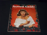 1947 DECEMBER SCREEN GUIDE MAGAZINE - LANA TURNER FRONT COVER - E 15381