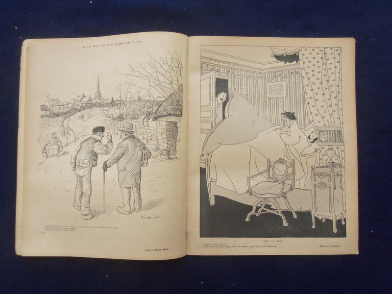1908 FEB 1 LE SOURIRE MAGAZINE - ILLUSTRATED COMEDY - FRENCH TEXT - SP 4867F