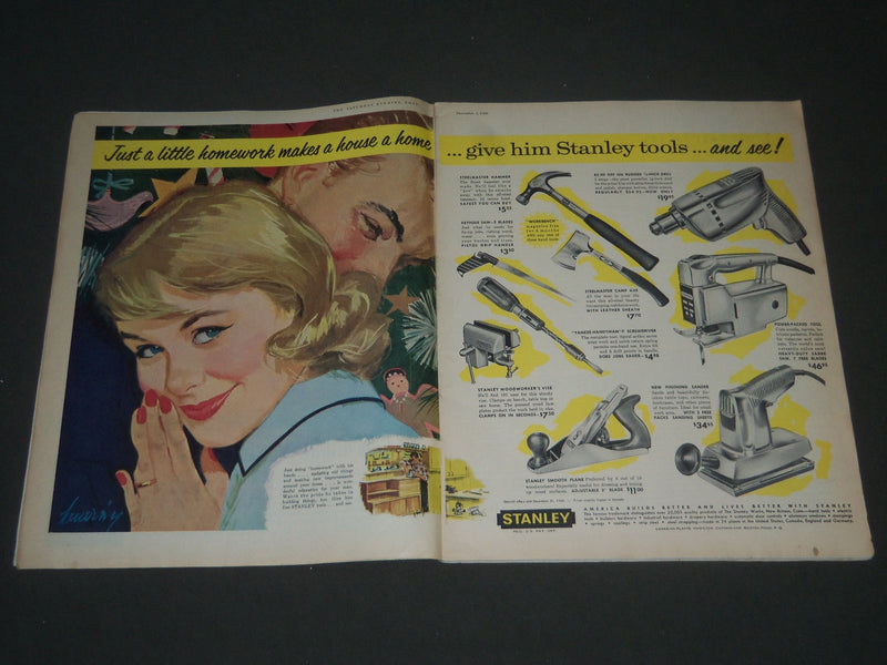 1960 DECEMBER 3 THE SATURDAY EVENING POST MAGAZINE - ILLUSTRATED COVER - SP 2324