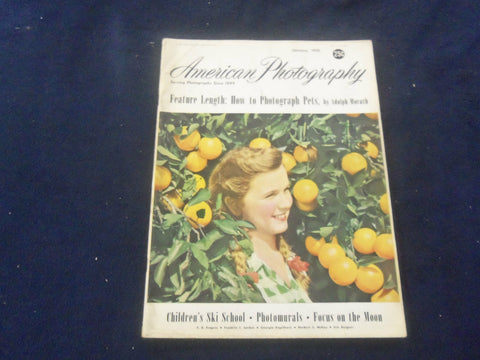 1950 JAN AMERICAN PHOTOGRAPHY MAGAZINE - GREAT COVER, PHOTOS & ADS - SP 4713P