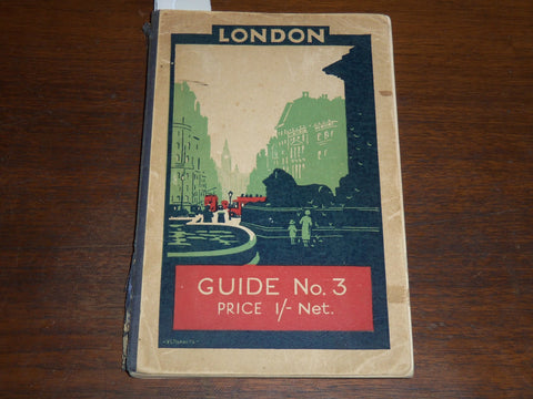 1924 LONDON GUIDE NO. 3 - LONDON'S UNDERGROUNG - FOLD-OUT MAP - K 1223