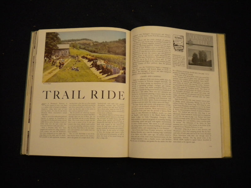 1949 THE VERMONT STORY 1749-1949 HARDCOVER BOOK BY EARLE NEWTON - KD 8124
