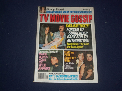 1977 TV MOVIE GOSSIP MAGAZINE - ELVIS PRESLEY - PHOTOS & STORIES - ST 5985