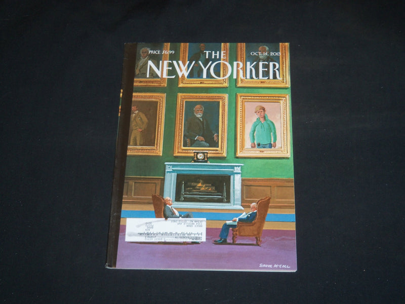 2013 OCTOBER 14 THE NEW YORKER MAGAZINE - ILLUSTRATED COVER - NY 2183