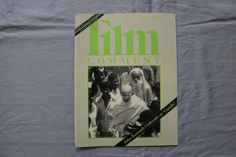 1983 FEBRUARY FILM COMMENT MAGAZINE - GANDHI COVER - E 24020