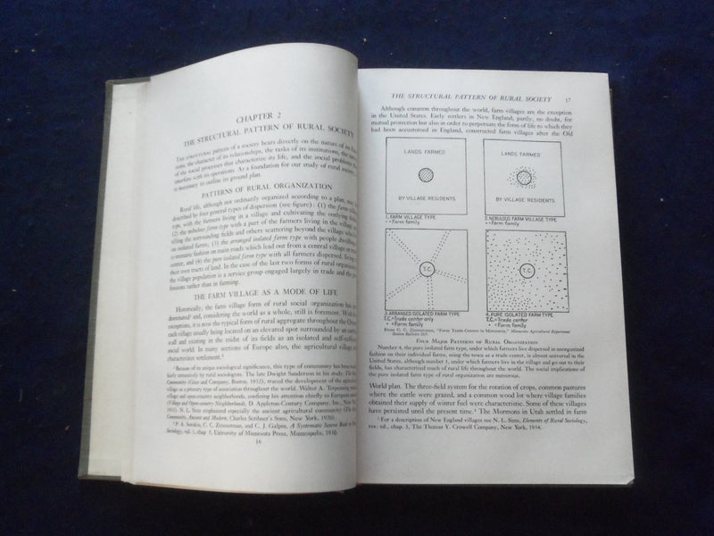 1948 RURAL LIFE IN PROCESS HARDCOVER BOOK BY PAUL H. LANDIS - KD 8233