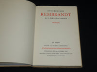 1960 REMBRANDT AS A DRAUGHTSMAN HARDCOVER BOOK BY OTTO BENESCH - R 714Y