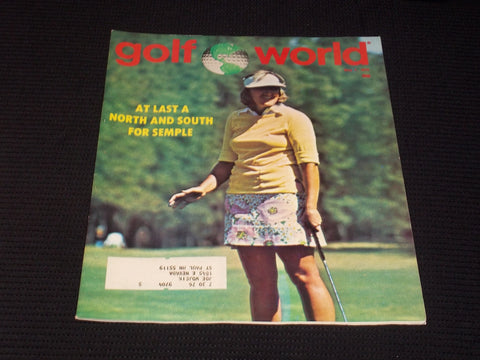 1976 MAY 7 GOLF WORLD MAGAZINE - CAROL SEMPLE FRONT COVER - E 6776