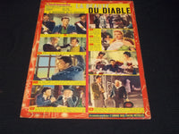 1950 MARCH 20 CINEMONDE MAGAZINE - FEUILLERE & BERTHIER COVER - E 24834