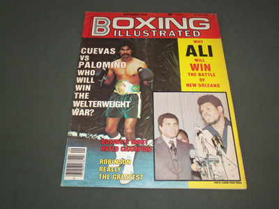 1978 SEPTEMBER BOXING ILLUSTRATED MAGAZINE - CUEVAS VS. PALOMINO - SP 9774