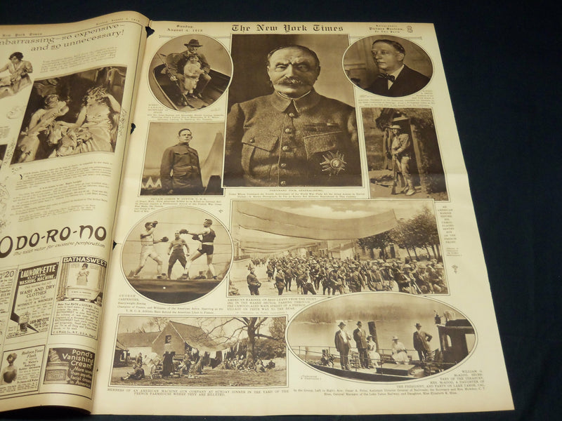 1918 AUGUST 4 NEW YORK TIMES PICTURE SECTION - DR. STEPHENS WEISS - NT 8810
